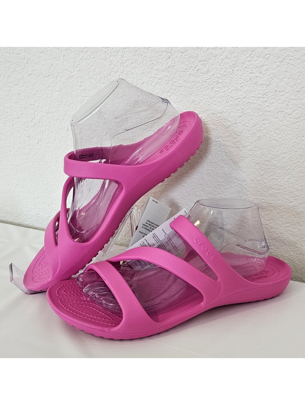 New Crocs Kadee II Sandals Women's Electric Pink Size 10 - Picture 12 of 12